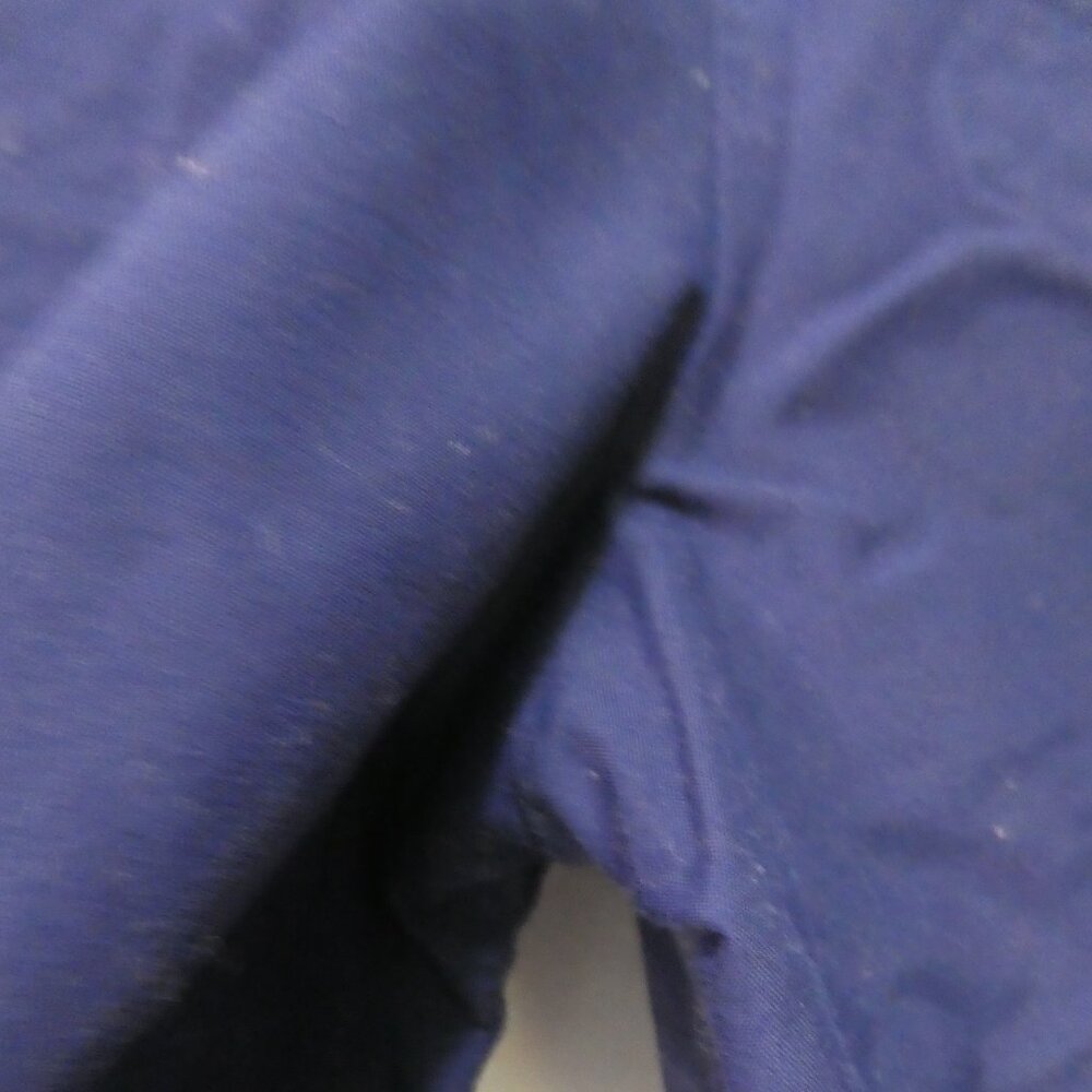 NIKE Registered Swoosh Mesh Lined Navy Pants W Stripes 10 inch waist measured - Picture 13 of 16